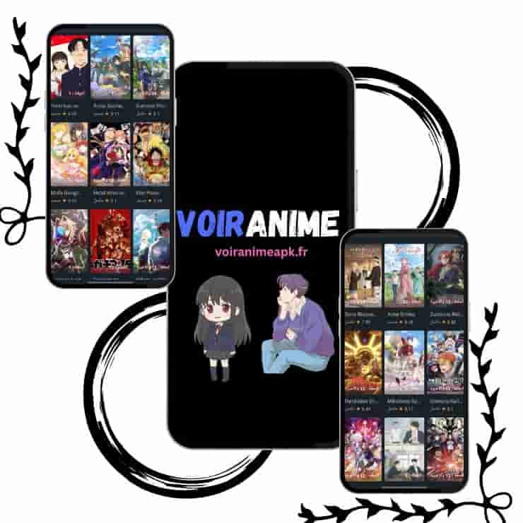 Voiranime APK – Dernière Version v12 Streaming Animé Français 2026 1 Illustration de l’application Voiranime sur Android