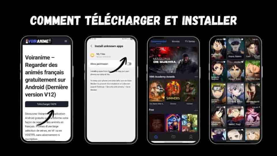 Voiranime APK – Dernière Version v12 Streaming Animé Français 2026 2 Guide pour télécharger et installer Voiranime